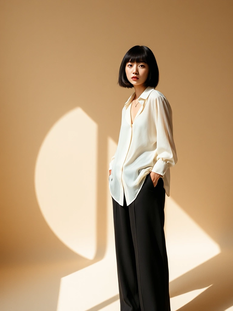 Sheer blouse
