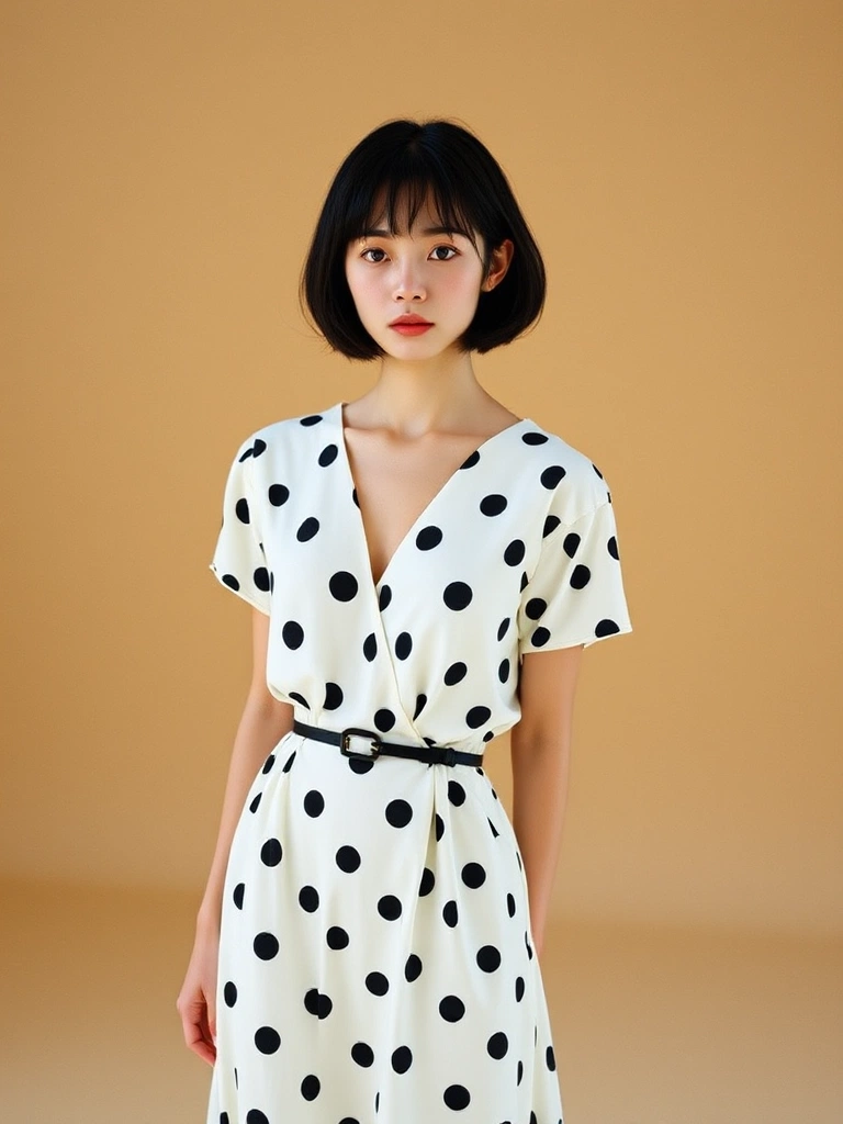Polka-dot dress